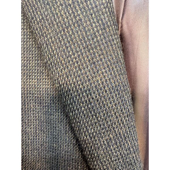 Lauren Ralph Lauren Mens Wool Blazer 42L Brown Tweed Preppy Scholar - Picture 8 of 12